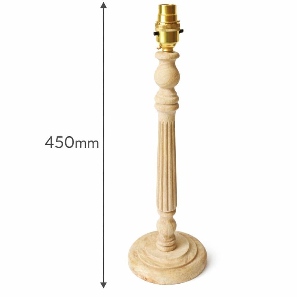 Wooden Table Lamp Base